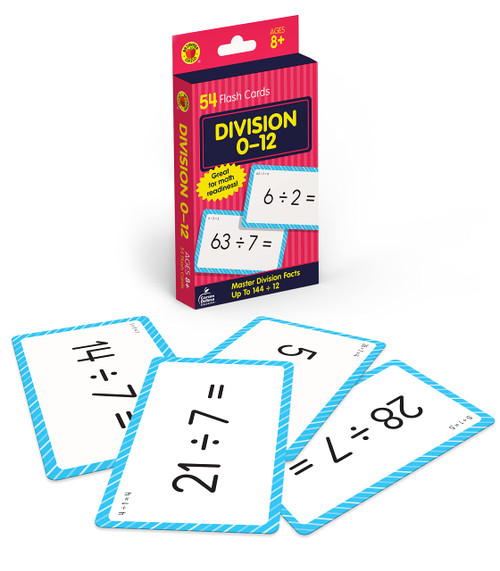 Carson Dellosa 54 Division Flash Cards Flashcards Covering