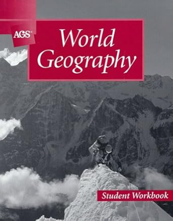 WORLD GEOGRAPHY STUDENT WORKBOOK