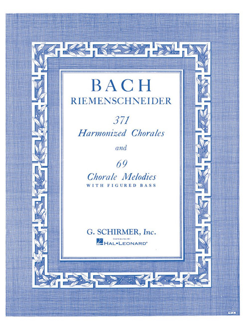 371 Harmonized Chorales and 69 Chorale Melodies - J.S. Bach |