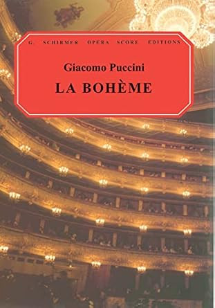 La Boheme: Vocal Score