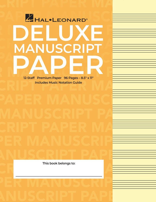 Deluxe Wirebound Super Premium Manuscript Paper