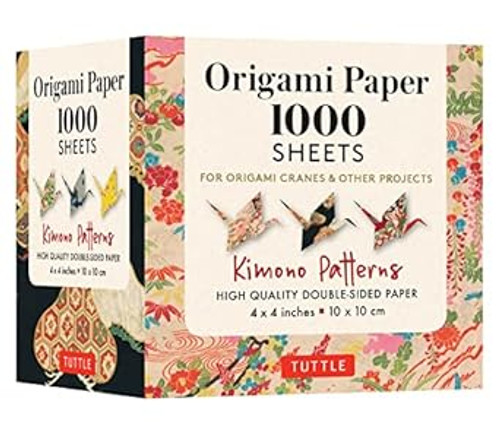 Origami Paper 1 000 sheets Kimono Patterns 4"