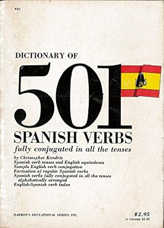 Dictionary of 501 Spanish Verbs