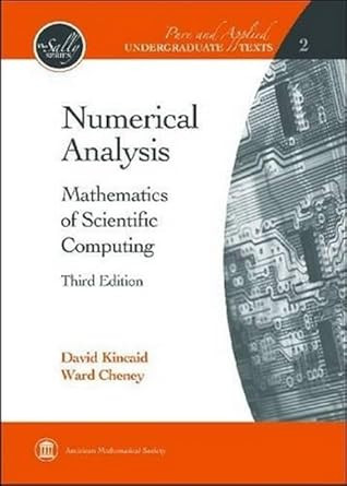 Numerical Analysis: Mathematics of Scientific Computing