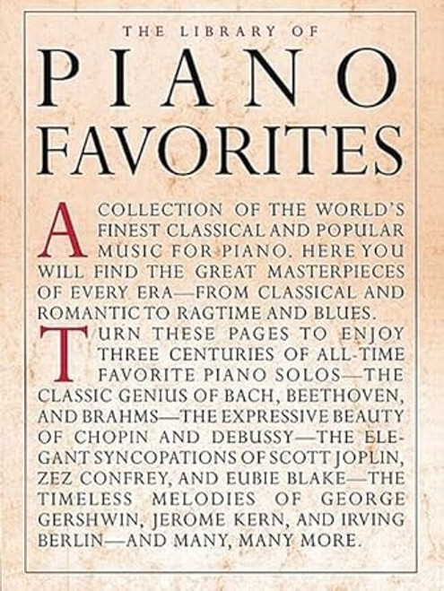 The Library of Piano Favorites