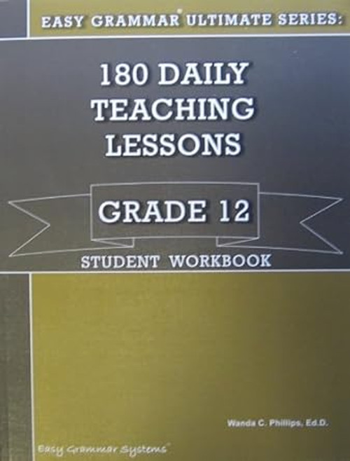 Easy Grammar Ultimate Series Grade 12 Student