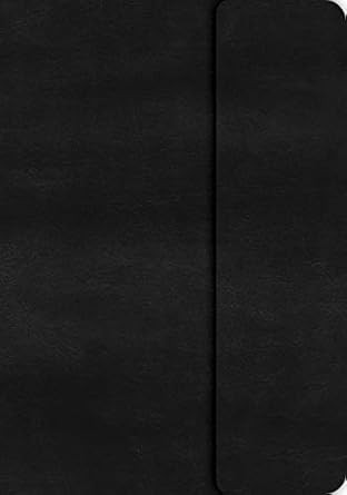 KJV Large Print Compact Reference Bible Black LeatherTouch with