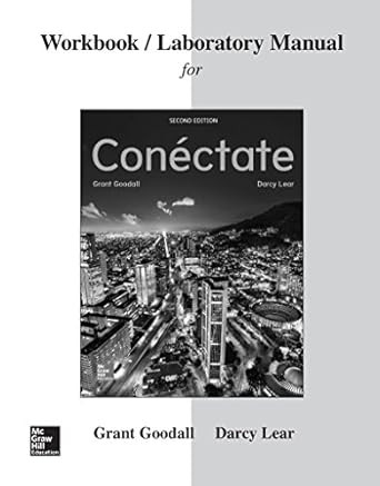 Workbook/Laboratory Manual for Conectate