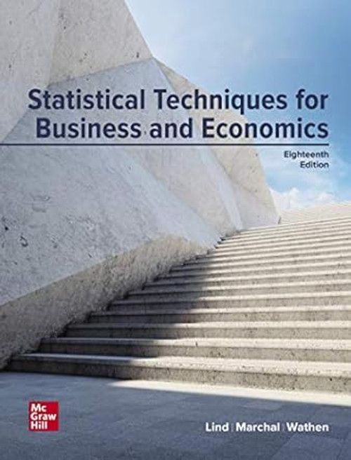 Statistical Techniques in Business and Economics
