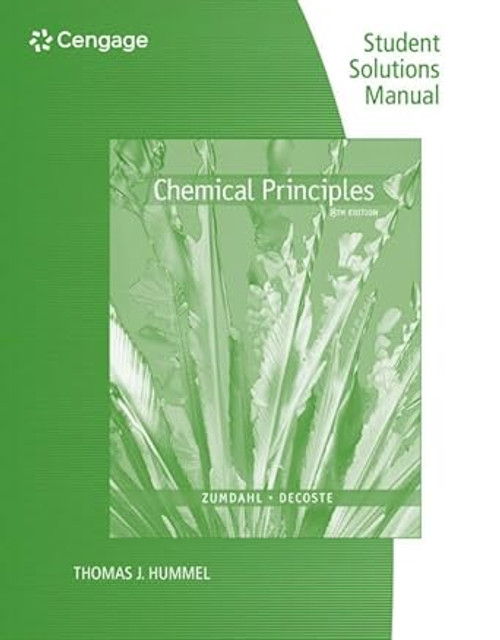 Student Solutions Manual for Zumdahl/DeCoste's Chemical