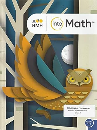 HMH: into Math Student workbook Grade 4 Modules 1-9
