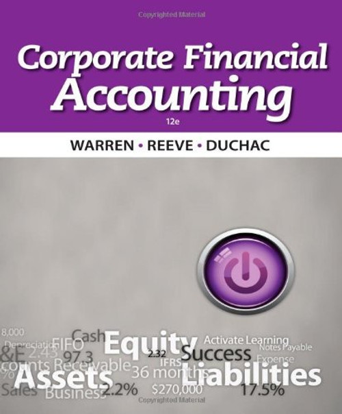 Corporate Financial Accounting