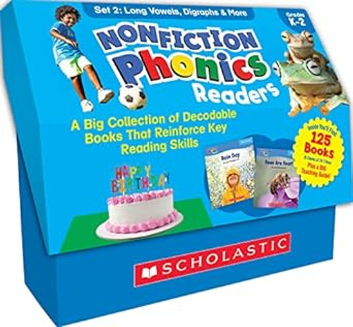 Nonfiction Phonics Readers Set 2: Long Vowels Digraphs & More