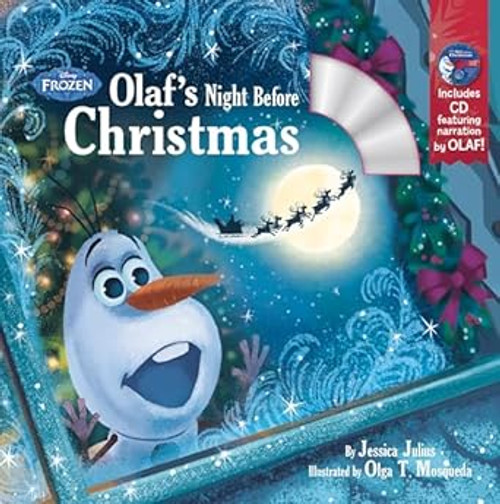 Olaf's Night Before Christmas Book & CD