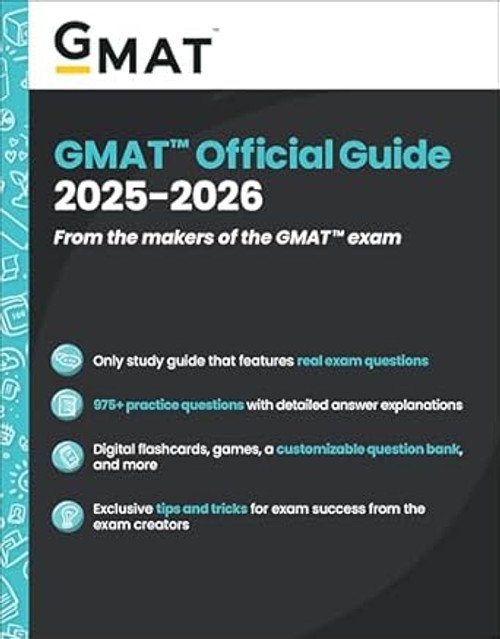 GMAT Official Guide 2025-2026: Book + Online Question Bank