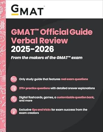 GMAT Official Guide Verbal Review 2025-2026