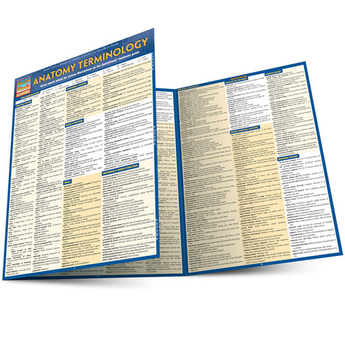 Anatomy Terminology QuickStudy Laminated Reference Guide