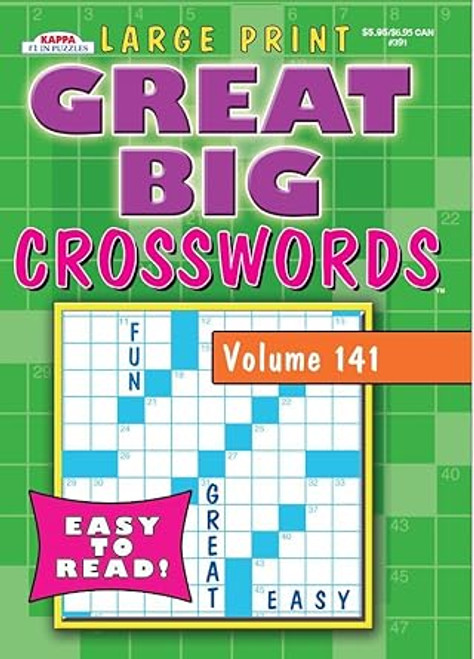 Great Big Crosswords-Large Print Puzzle Book