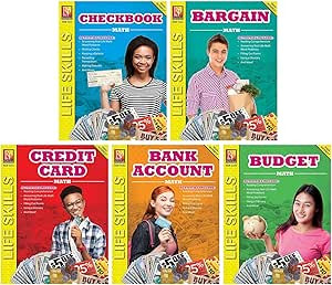 Remedia Publications Life Skills Math Series Set of 5