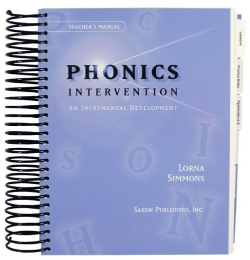 Phonics Intervention: An Incremental Development