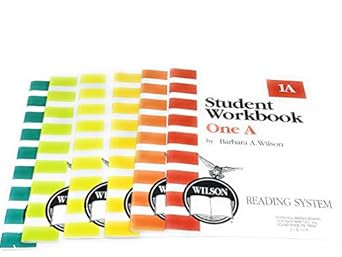 Wilson Reading System Student Workbook 1-6A