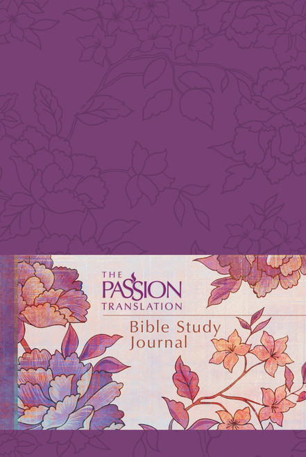 The Passion Translation Bible Study Journal-Peony Design