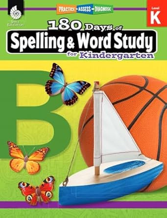 180 Days: Reading Vocabulary/Language for Kindergarten