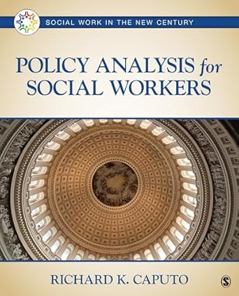 Policy Analysis for Social Workers