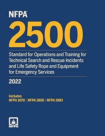NFPA 2500 Standard for Operations and Training for