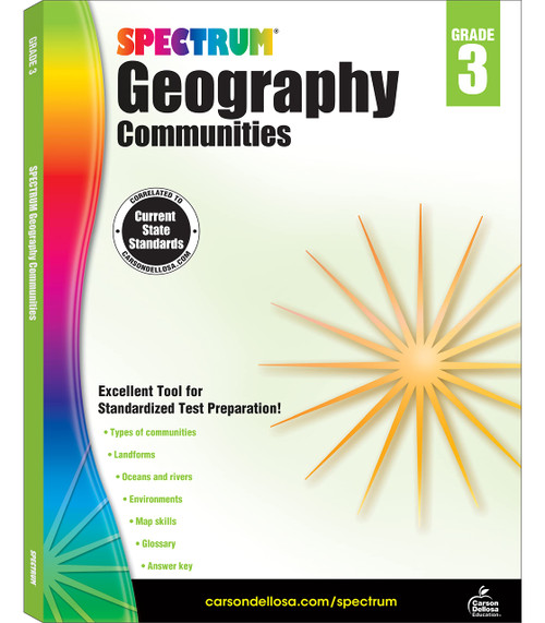 Spectrum Grade 3 Geography Workbook Types of Communities