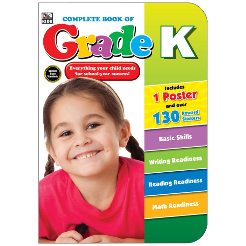 Carson Dellosa Complete Book of Grade K Workbook