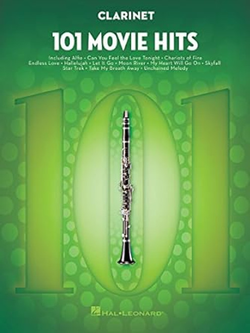 101 Movie Hits for Clarinet Sheet Music Songbook
