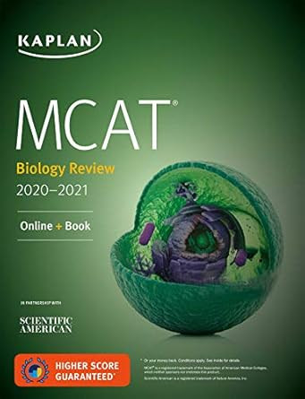MCAT Biology Review 2020-2021: Online + Book
