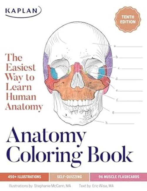 Anatomy Coloring Book with 450+ Realistic Medical