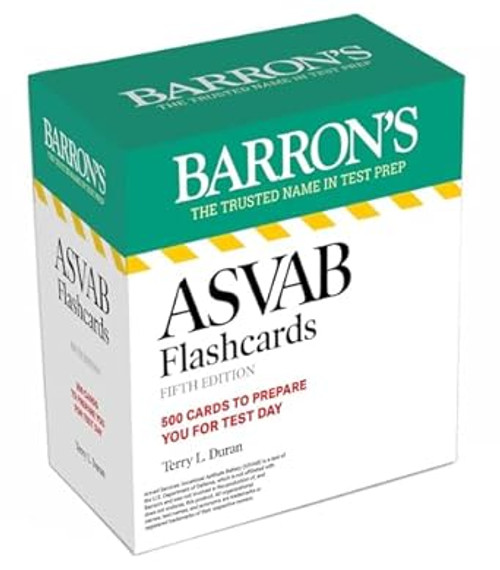 ASVAB Flashcards: 500 Cards with Up-to-date Practice