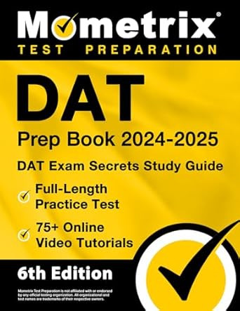 DAT Prep Book 2024-2025 DAT Exam Secrets Study Guide