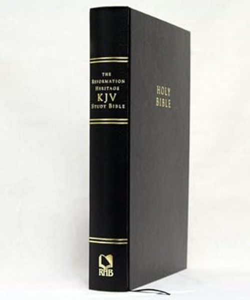 The Reformation Heritage KJV Study Bible Black Large Print