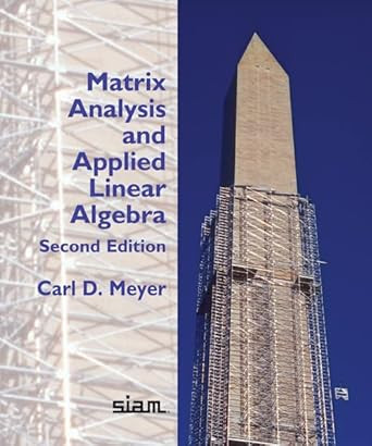 Matrix Analysis and Applied Linear Algebra