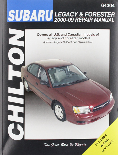 Chilton Total Car Care Subaru Legacy 2000-2009 & Forester