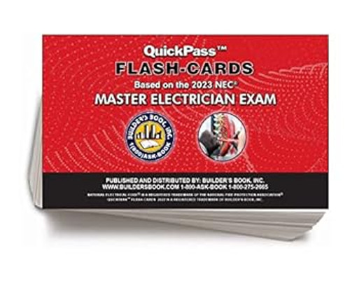 Master Electrician Exam QuickPass Flash-Cards Based On The