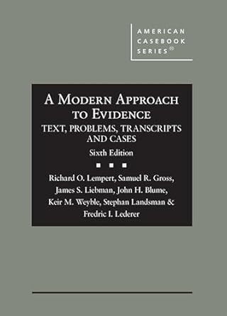 A Modern Approach to Evidence