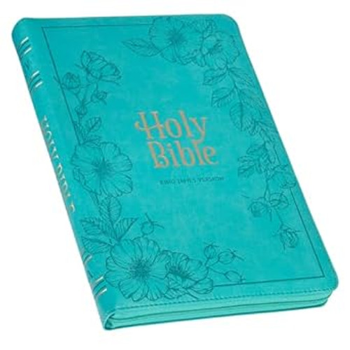 KJV Holy Bible Thinline Large Print Faux Leather Red Letter