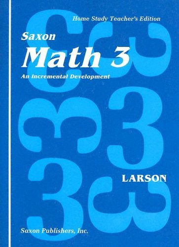 【USED】新編数学III New Approaches to Math III Saxon Math 3 Teacher's edition by SAXON PUBLISHERS - American Book