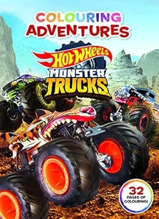 Hot Wheels Monster Trucks: Colouring Adventures