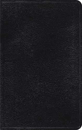 Esv Thinline Bible Genuine Leather Black Red Letter Text