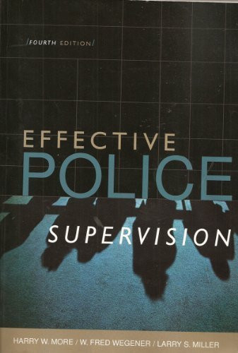 Effective Police Supervision