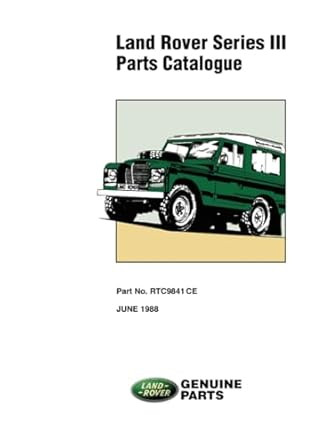 Land Rover Series III Parts Catalogue