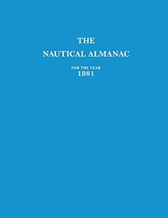 1981 Nautical Almanac