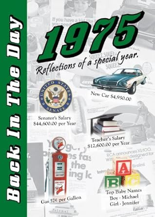 1975 Back In The Day 24-page Greeting Card / Booklet with