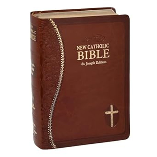 NCB New Catholic Bible Medium Size - Brown